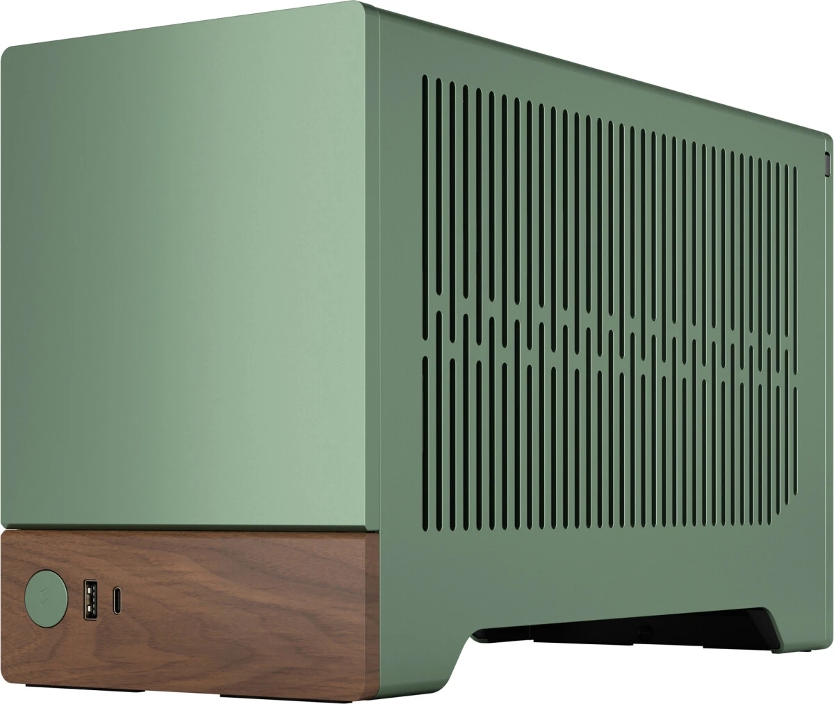 Компьютерный корпус без блока питания Fractal Design Terra, Mini-Tower, no fans, 1xUSB-A 3.0 + 1xUSB 3.2 Type-C, SFX PSU Support, mITX Jade
