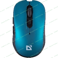 Мышь беспроводная Defender Gassa MM-105 бирюзовый, 1600 dpi, радиоканал, USB, кнопки - 6
