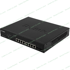 Коммутатор D-Link DGS-1100-10MPPV2/A 8G 2SFP 8PoE+ настраиваемый