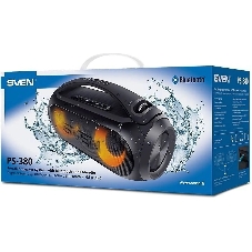 Мобильные колонки SVEN PS-380 2.0 черный