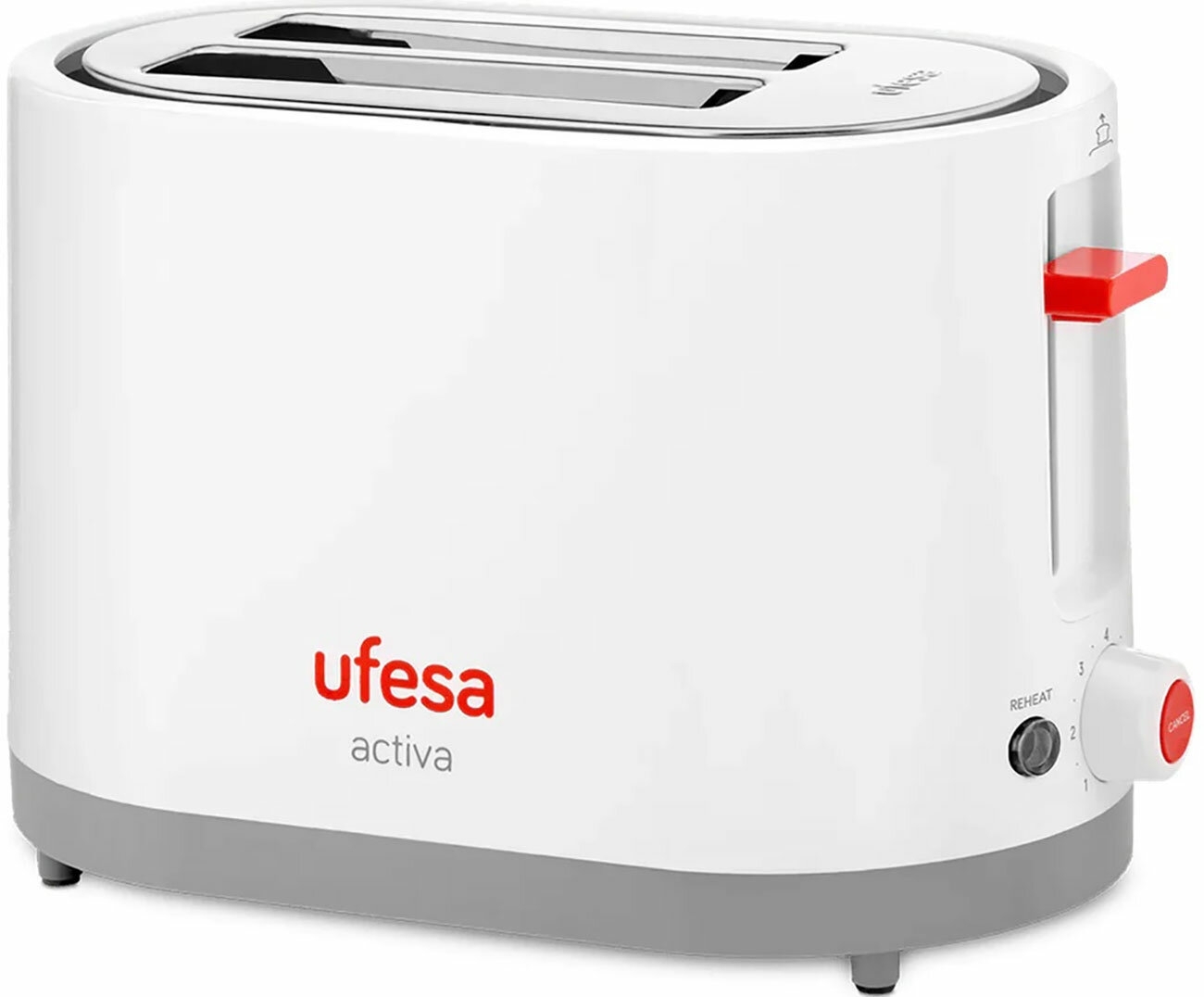 Тостер Ufesa TT7385 белый, 800 Вт, 2 слота