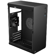 Компьютерный корпус Aerocool / Formula CS-110-S-BK-v1 (mATX, 0.7мм, USB 3.0 x1, USB 2.0 x2, 1x 8см Black Fan)