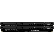 Оперативная память Kingston Fury Beast, DDR5, 16Gb (2x8Gb), 6000MHz, CL30, DIMM, с радиаторами, черный
