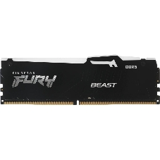 Оперативная память Kingston Fury Beast, DDR5, 64Gb (2x32Gb), 6000MHz, CL36, DIMM, с радиаторами, RGB, черный