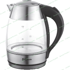 Чайник электрический Sakura SA-2727SBK (1.8) стекл подсв
