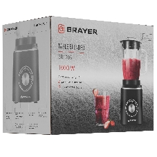 Блендер стационарный Brayer BR1209 черный, 1000 Вт, плавная регулировка
