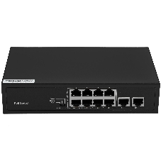Коммутатор GIGALINK GL-SW-F005-08P, 8×100 Мбит/с PoE + 2×100 Мбит/с Uplink, неуправляемый