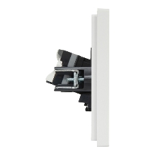 Розетка компьютерная 2-ая RJ45 кат.5E IEK FORTE&PIANO FP233 белый
