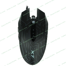 Мышь проводная A4Tech X77 черный, 2400 dpi, USB, кнопки - 8
