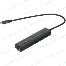 USB-концентратор CUDY UH605, USB Type-C, USB + RJ-45, USB Type-C