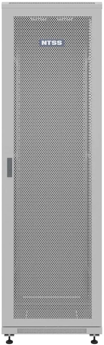 Шкаф серверный NTSS Премиум (NTSS-R22U6080PD) напольный 22U 600x800 мм пер. дв. перфор. металл 900 кг серый 710 мм 54 кг 1102 мм IP20 сталь
