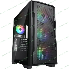 Компьютерный корпус Cougar Uniface X RGB V2 Black, 4x140мм ARGB PWM Fan, ARGB PWM Fan Hub, без БП, E-ATX