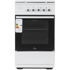 Плита Комбинированная Flama L FK 2212 W белый (металлическая крышка) реш.сталь