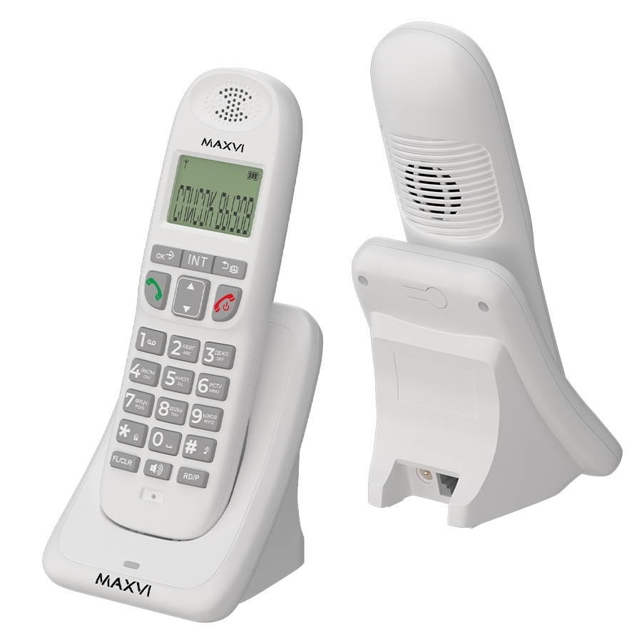 Радиотелефон Maxvi AM-01 white (DECT)