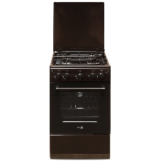 Плита газовая Cezaris ПГ 2150-05 коричневый, конфорок 4 шт, духовка 43 л, 50 см x 85 см x 50 см