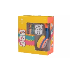 Проводные наушники Harper KIDS HN-302 оранжевый/синий, накладные, проводной