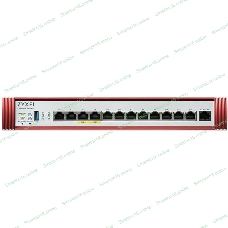 Межсетевой экран Zyxel USG FLEX 500H, Rack, 2xRJ-45: 1/2.5G (LAN/WAN), 2xRJ-45: 1/2.5G PoE+ (LAN/WAN), 8xRJ-45: 1G (LAN/WAN), 1xUSB3.0 **