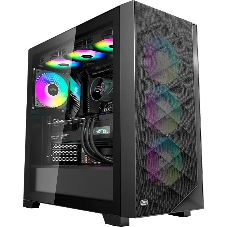 Компьютерный корпус PcCooler C3D510 BK ARGb черный без БП ATX 3x120мм 2xUSB3.0 1xUSB3.1 audio bott PSU