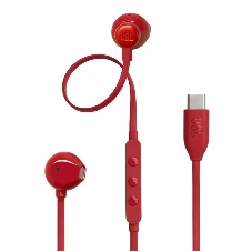 Проводные наушники JBL Tune 305C красный, вкладыши, USB Type-C