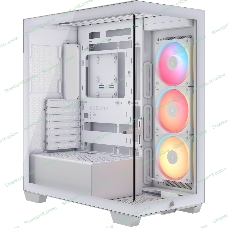 Корпус Corsair iCUE Link 3500X LX-R RGB White, Midi-Tower, белый, 3 x 120 мм