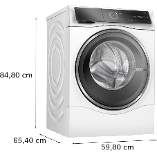 Стирально-сушильная машина Bosch WNC254A0ME белый, загр.фронтальная, макс.: 10,5 кг, 1400 об/мин, класс: D