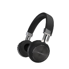 Беспроводные полноразмерные наушники Maxvi MHF-201BT черные, Bluetooth 5.3\FM\MP3\300 мАч\микрофон