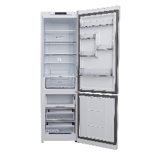 Холодильник Hotpoint HT 5200 C S серебристый двухкамерный 240/83л морозилка снизу, No Frost