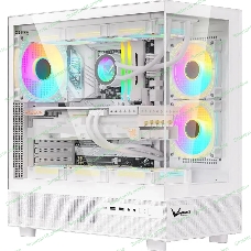 Компьютерный корпус Aerocool/Formula Crystal Z8 белый без БП ATX 9x120мм 7x140мм 1xUSB 2.0 1xUSB 3.0 1xUSB3.1 audio bott PSU