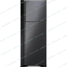 Холодильник Hitachi HRTN7489DF GBKCS черный стекло двухкамерный инвертер 345/105л морозилка сверху, No Frost