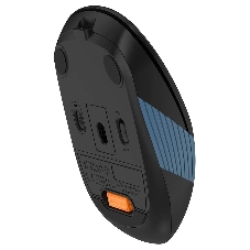 Мышь беспроводная A4Tech Fstyler FB10C черный/синий, 2000 dpi, радиоканал, Bluetooth, USB, кнопки - 4