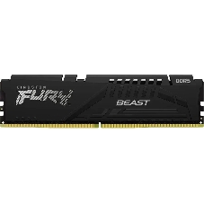 Оперативная память Kingston Fury Beast, DDR5, 16Gb (1x16GB), 5600MHz, CL36, DIMM, с радиатором, черный