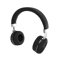 Беспроводные полноразмерные наушники Maxvi MHF-201BT черные, Bluetooth 5.3\FM\MP3\300 мАч\микрофон
