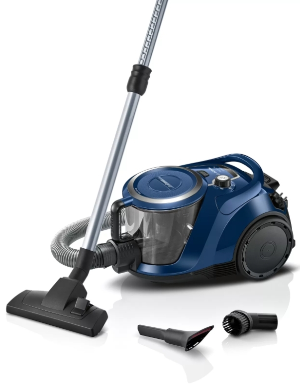 Пылесос Bosch BGS412000 синий/черный, 2000 Вт, уборка сухая, пылесборник контейнер 2.4 л