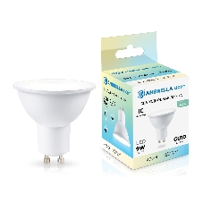 Лампа светодиодная	Ambrella light 190904 LED MR16 9W IC GU10 4000K 175-265V 38°