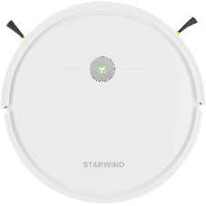 Робот-пылесос Starwind SRV4575 белый, 2000 мА·ч Li-Ion, уборка влажная/сухая, пылесборник контейнер 0.3 л