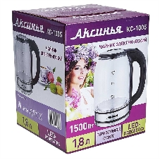 Чайник электрический АКСИНЬЯ КС-1005 черный