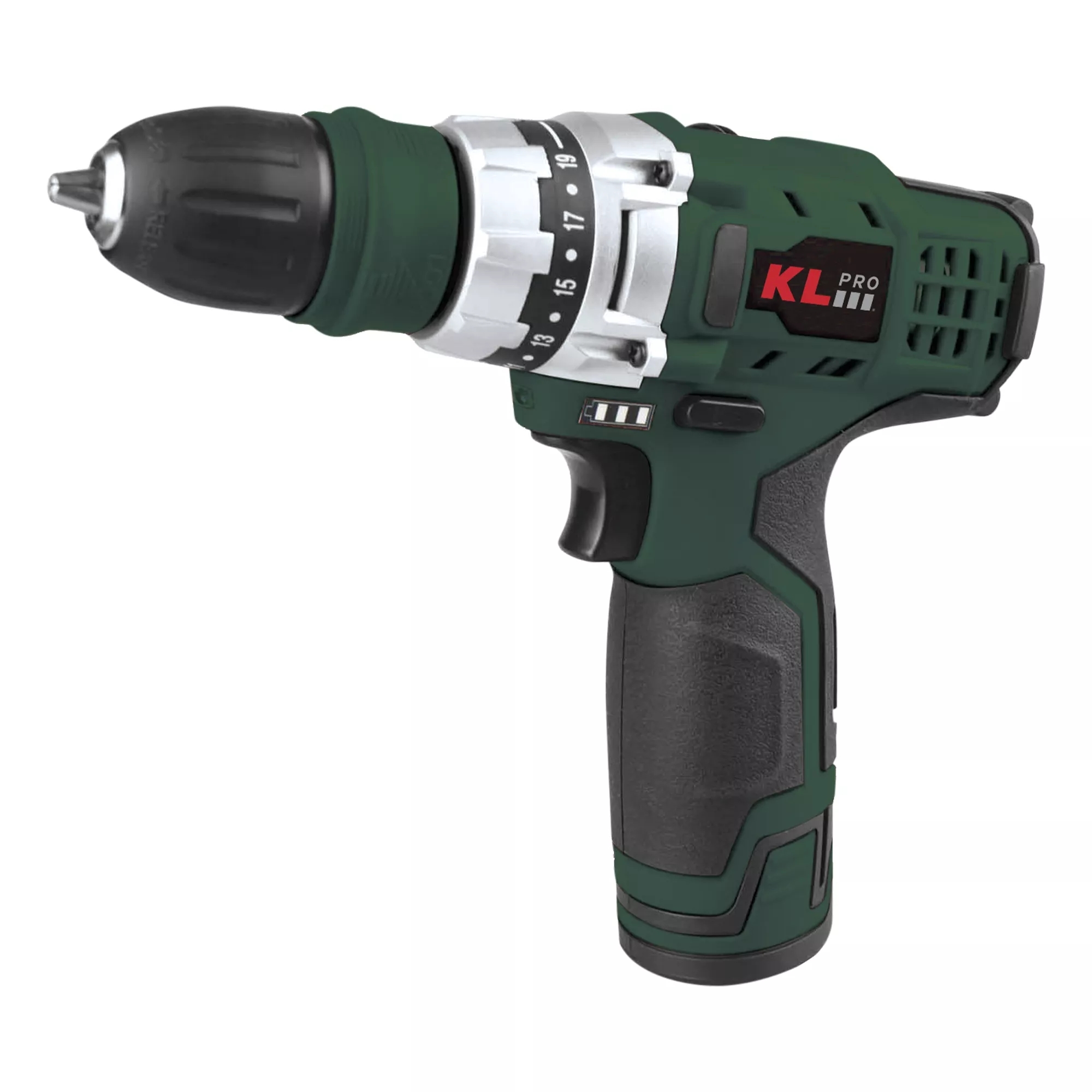 Дрель-шуруповерт Klpro KLNM1020, 10,8 В, 2 Ач, 30 Нм, бесщеточный