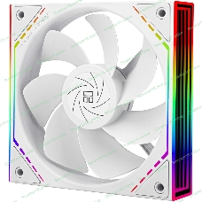 Кулер для корпуса Thermalright TL-M12RW Reverse (124x120x25mm, 4-pin PWM, ARGB, 42.6CFM, 23.2dBA, 1500RPM, White)