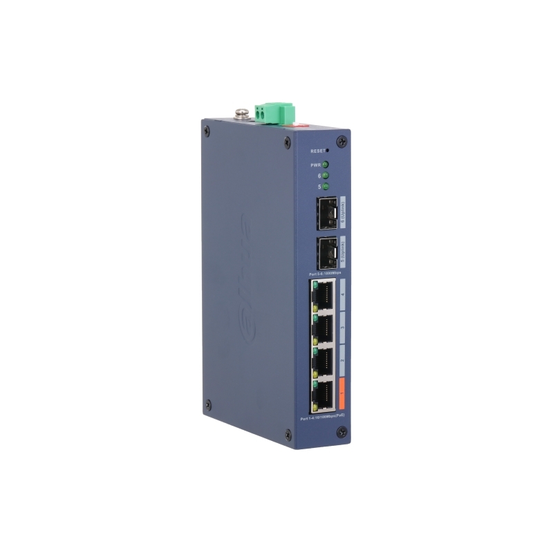Коммутатор Dahua DH-CHS4206-4ET-60, 2×1 Гбит/с, управляемый