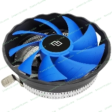 Кулер для процессора Digma D-CPC95-2 синий/черный, 120 мм, алюминий, 1500 об/мин, 29 дБ, 3 pin, 95 Вт, 66 мм