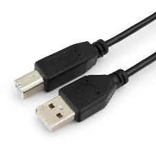Кабель USB2.0 Гарнизон GCC-USB2-CMBM-1M, Type-C/BM, медь, 1м, черный, пакет