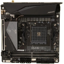 Материнская плата Gigabyte B550I AORUS PRO AX, AM4, AMD B550, 2xDDR4, 4xSATA, 2xM.2, 1xPCIe 4.0 x16, 1xDisplayPort, 2xHDMI, 1x 2.5Gb LAN, 4xUSB 3.2 Gen 1, 1xUSB 3.2 Gen 2 Type-A, 1xUSB 3.2 Gen 2 Type-C, 3x3.5 мм, 7.1, mini-ITX