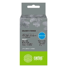 Картридж ленточный Cactus CS-M21-750423 черный шрифт, белый фон (19.1 мм, 6.4 м) для Brady BMP21-PLUS, BMP21-LAB