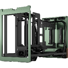 Компьютерный корпус без блока питания Fractal Design Terra, Mini-Tower, no fans, 1xUSB-A 3.0 + 1xUSB 3.2 Type-C, SFX PSU Support, mITX Jade