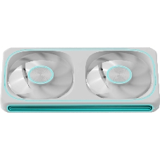 Вентилятор для корпуса Formula Air Fusion 2 ARGB 120х120x28 белый 4-pin 33.46дБ (упак.:2шт) (AIR FUSION 2 WH) Ret