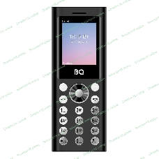 Мобильный телефон BQ 1858 Barrel черный/серебристый