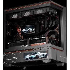 Водяное охлаждение для процессора Thermalright Rainbow Vision 360 Turbo (360mm, LED, Black, ARGB/Fans: 3x120mm, 120.38CFM, 44.7dBA, 3000RPM/Pump height 86mm, 6400RPM, Rad thickness 27mm/S: 1700, 1200, 1851, 115X, 2011, 2066, AM5, AM4)