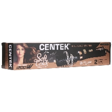 Фен-щётка Centek CT-2061 черный/золотистый, 1200 Вт, 50 мм