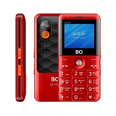 Мобильный телефон BQ 2006 Comfort красный/черный