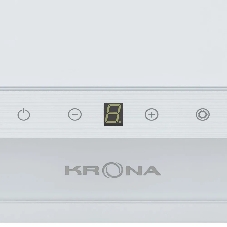 Вытяжка наклонная Krona Irma A 900 White S белый/серебристый, 89.5 см, 1300 куб. м/ч, 65 дБ